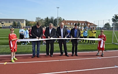 Slavnostní znovuotevření stadionu Lapač